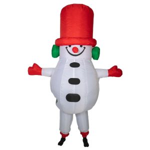 Mascotte Bonhomme de neige gonflable