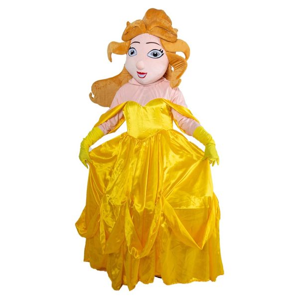 Mascotte Princesse Belle