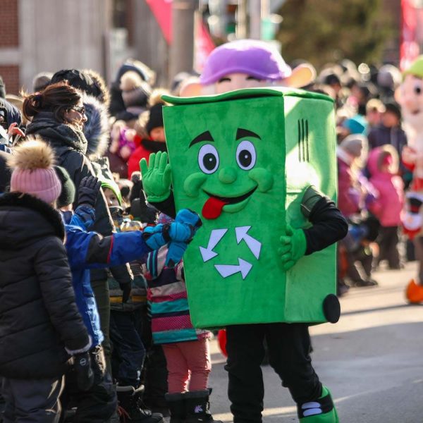 Mascotte Recyclage