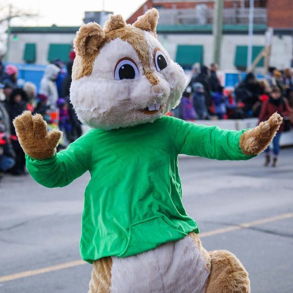 Mascotte Théodore - Alvin et les chipmunks en action