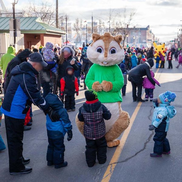 Mascotte Théodore - Alvin et les chipmunks en action